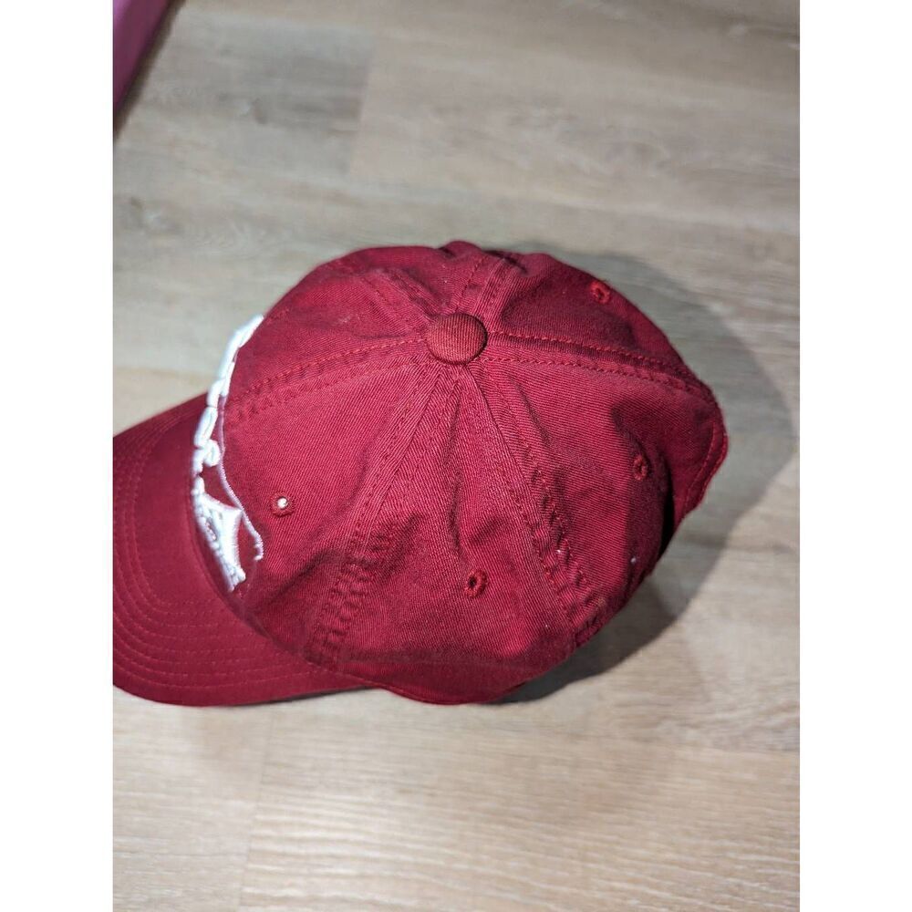 Vintage University Of Arkansas Three Bar Baseball Cap Hat 90's - Picture 7 of 11